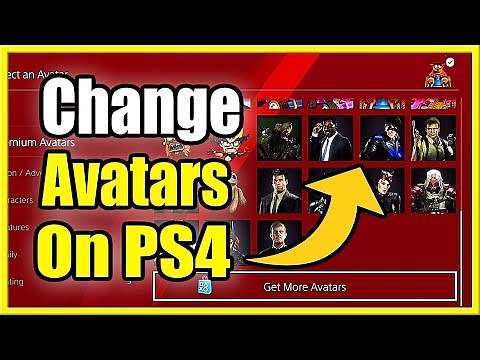 How to CHANGE PS4 Avatar Picture on PS4 & Get Free avatars (Easy Method)