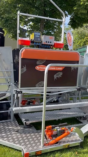 Clamping sheep with the Combi Clamp. How easy is it? - well it was tested a lot yesterday. We took a Combi Clamp set up to the NSA Sheep Event with sheep included! It makes handling sheep whether it’s bolusing, dagging, feet trimming a lot easier on you and the sheep 🤩🐑 . . . . . . . #nsasheepevent #sheepfarming #sheepfarmersuk #keepbritainfarming #britishagriculture #backbritishfarming | Ritchie Agricultural