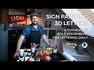 Sign Painting 3D letters