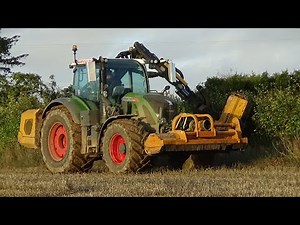 Hedge Cutting with Fendt 724 & McConnel - Hedge Cutting 2022
