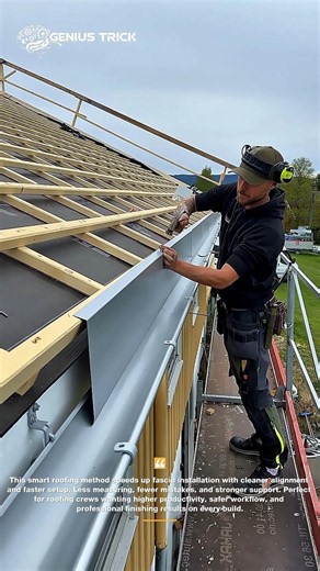 Roofers Hate This Trick #construction #roofing #shorts