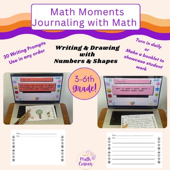 Math Moments: 20 Creative Writing & Drawing Prompts for Journals & Bell Ringers