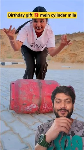 Birthday gift 🎁 mein cylinder mila