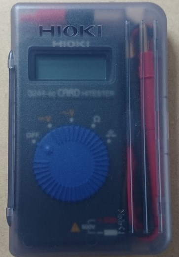 HIOKI（日置電機）カードハイテスタ 3244-60の使用レビュー