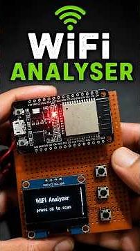 ESP32 WiFi Analyzer Find Signal Strength Like a PRO #wifi #iot #diy #tutorial #arduino