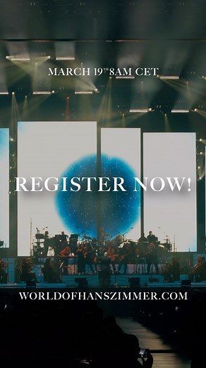 In 2026, The World of Hans Zimmer – The Original curated by Hans Zimmer returns to Europe with two breathtaking show productions! 🎬 The Immersive Symphony – The latest addition to the series, touring for the first time after its world premiere in Oberhausen, Germany! 🎻 A New Dimension – The internationally acclaimed concert show is back and will once again tour Europe’s largest arenas! Fans can look forward to an emotional journey through the legendary composer’s most famous works. 🎟️ Get you