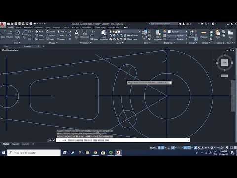 AutoCAD Geometrical Construction