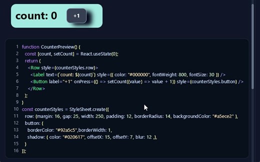 自作C#製js engine用の自作C#製react renderer (Skia)のdemoです
