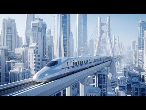The World in 2100: Stunning Futuristic Eco City | AI-Created 4K Cinematic (White & Blue)