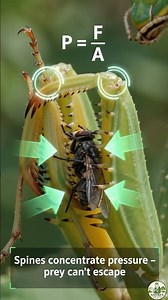 How a Mantis Strikes Faster Than a Blink | Physics & 3D Vision 🔬 #shorts