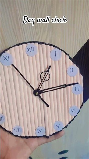 day wall clock ⏰ #clock #royalcraft