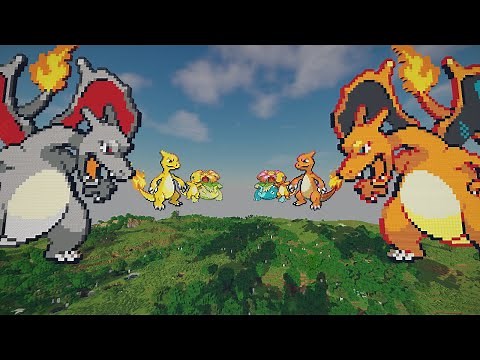 Minecraft Pixel Art of EVERY Pokemon (1-898) Free Download Link in Description!