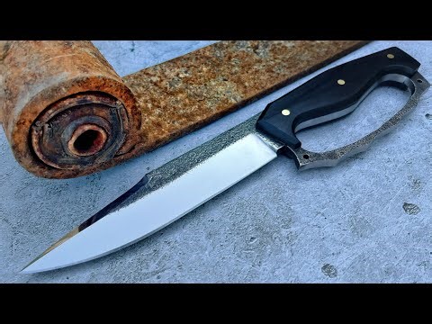 Making A Trench Knife From An Old Spring
