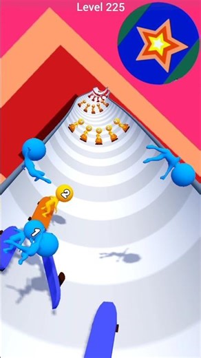 Stickman Skate Master Race level - 225 #shorts #ytshorts #shortyz #youtubeshorts #games