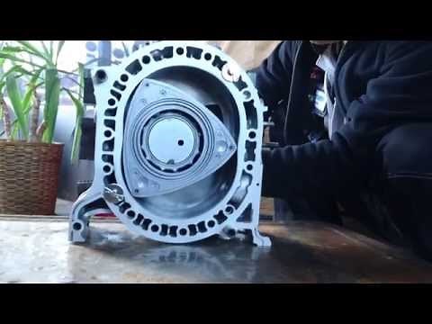 ロータリーエンジンの構造がわかる模型 It can be seen the structure of the rotary engine!
