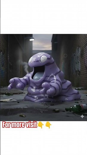 “AI Grimer Pokémon – Ultra Realistic Poison Slime Monster!”