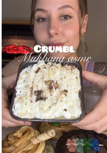 Crumbl Mukbang ASMR: Milk & Cookies Taste Test