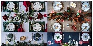 How To Set a Festive Table: 4 Ways - Traditional, Vintage, Organic and Colorful