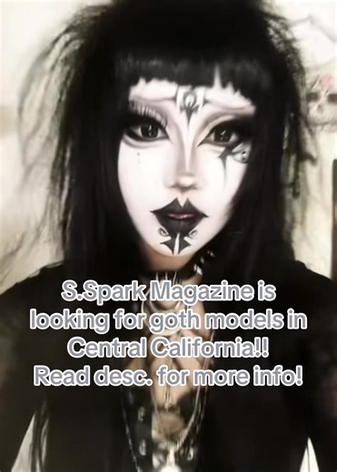Goth Models Wanted for S.Spark Magazine Photoshoot