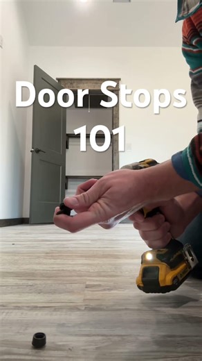 How to install door stops. THE RIGHT WAY