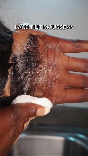 Makes tintng the lace quick & easy!! Defo in top 3 lace essentials 💯🔐 #lacetintmousse #lacetint #lacewigs #laceglue