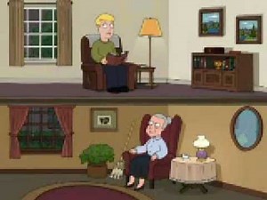 Lonely Old Widow in a Downstairs Apartment