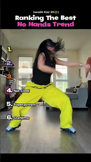 Ranking The Best No Hands Trend