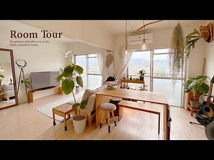 [Room tour] Ideas for creating rooms for apartment living. Comfortable and bright room with DIY