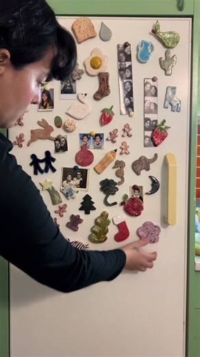 Handmade Ceramic Magnets for Your Fridge Decoration