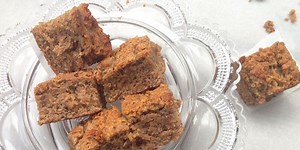 Baked Date and Banana Snack Cake