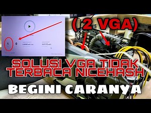 VGA TIDAK TERBACA DI NICEHASH ? | BEGINI CARANYA | MUDAH UPDATE VERSI TERBARU NVIDIA GTX 1060 6GB
