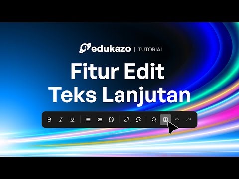 Editing Lanjutan