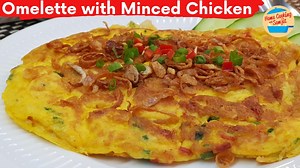 9.3K views · 20 reactions | Fluffy Omelette with Minced Chicken...