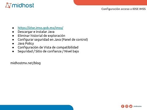 🥇 ¿ Como configurar el acceso al portal el IDSE IMSS?