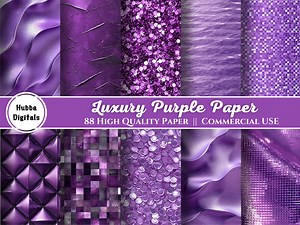 Luxury Purple Textures Digital Paper, Purple Glitter, Purple Foil, Metallic Purple Texture Backgrounds, Instant Download - Etsy