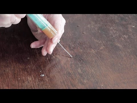 Gelöstes Furnier mit Knochenleim einfach festigen [Leimen mit natürlichen Leimen Pt. 3]