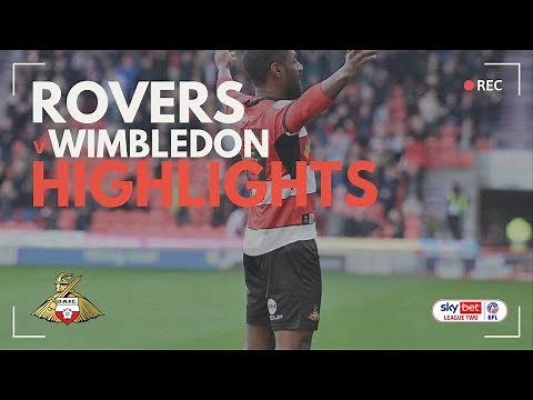 Doncaster Rovers v AFC Wimbledon highlights