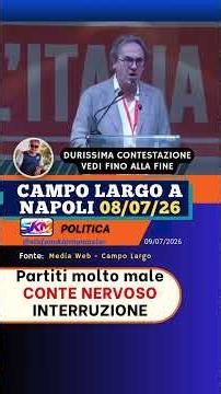 Conte, Schlein, Fratoianni, and Bonelli heckled in Naples: the "broad field" gets off to a terrib...