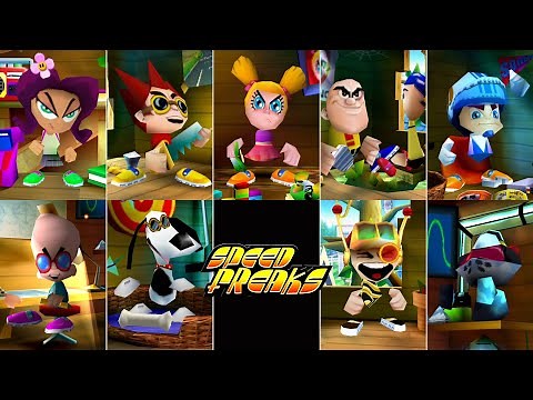 Speed Punks - Speed Freaks // All Playable Characters