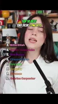 Top 10 Best Tiny Desk Concerts!