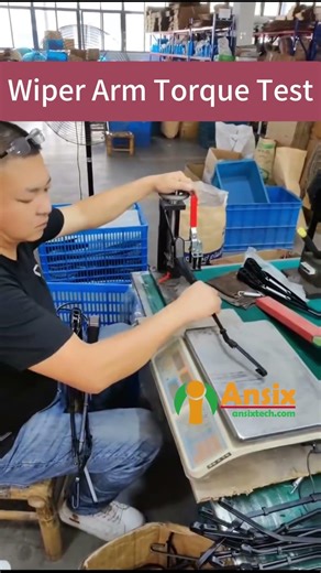 Wiper Arm Torque Test #ansix #ansixtech #manufacturing #factory #injection #tools #factoryproducts