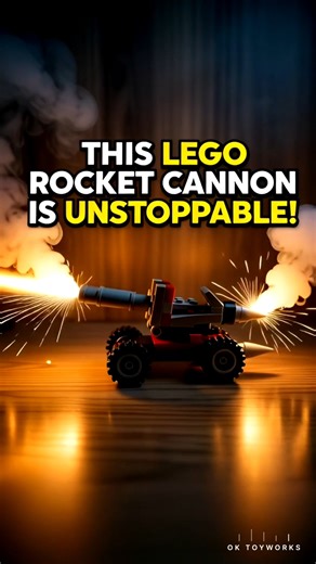 Epic LEGO Rocket Cannon in Action 🚀 | Brick Warfare Begins! #lego #shorts #video #brickbybrick #fyp