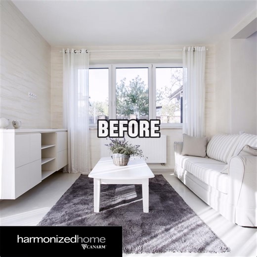 Transform your space with the Simon Ceiling Fan — sleek, modern, and built for both comfort and style. See how the right fan light combo makes all the difference, taking your room from simple to stunning. ✨ Comment "Kit" for a link to our Tool Kit! #HarmonizedHome #CeilingFanDesign #RoomTransformation #WorkAndWindDown #LightingSolutions #ModernLiving #CeilingFan #HomeDecor #StylishLiving #ModernHome #HomeImprovement #LightingDesign #HomeStyle | Harmonizedhome Canarm