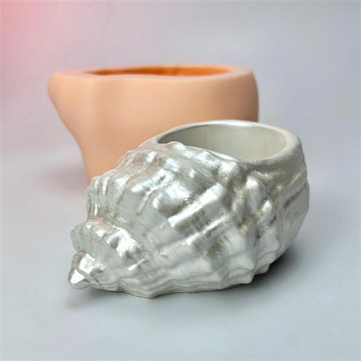 Seashell Silicone Mold, Shell Candle Mold, Ocean Resin Mold, Conch Mold for Wax, Concrete, Sea Mold, DIY Decor, Ocean Theme Resin Mold - Etsy