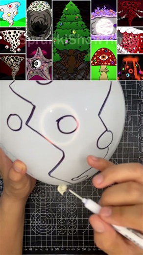 Sprunki OC TRYPOPHOBIA MONSTER TREE Phase 2 out of Balloon​⁠​​⁠​⁠ ​⁠​⁠​​⁠​⁠​​#sprunki #diyballoon