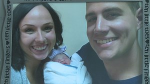 Open adoption: Baby's first Christmas celebrated with adoptive parents and biological mother