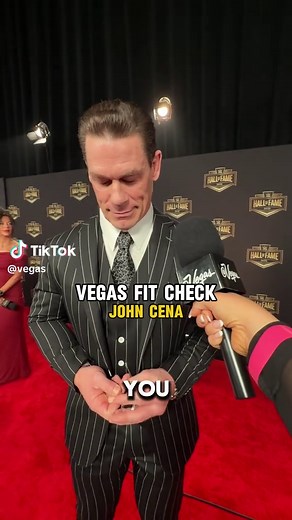 WWE Hall of Fame Fit Check with John Cena in Vegas