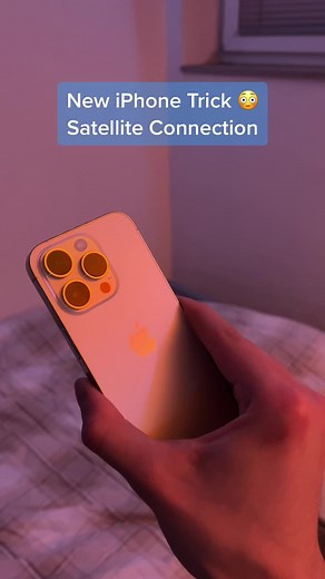 Brand New iPhone Trick - Satellite Connection 🤯 #iphone14 #ios16 #fyp #iphonetricks #satellite #viral #tech #trend #techtok #foryou #für