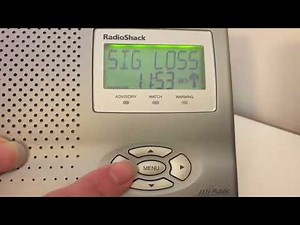 RadioShack 12-261 Weather Radio with SAME | Overview