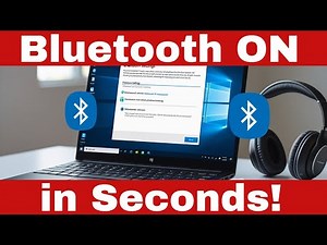 How to Turn On Bluetooth on Windows 10 in Seconds! [Easy & Fast]